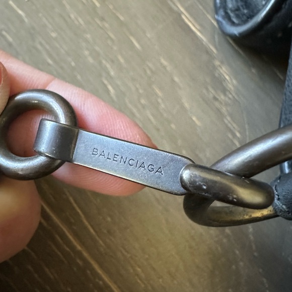 BALENCIAGA LEATHER CITY BLACKOUT BAG - Picture 10 of 13